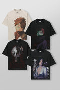 4318 - Naruto Distressed Tees