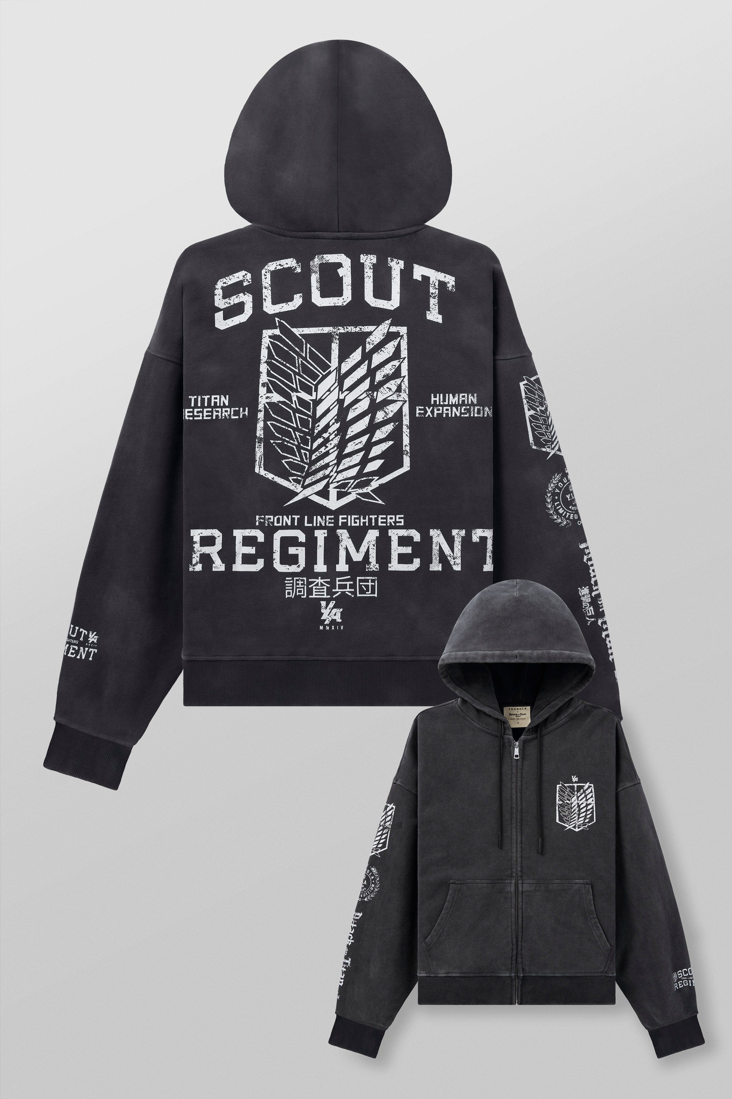 YLA Zip-Up Hoodies